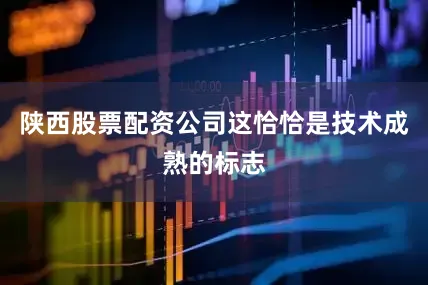 陕西股票配资公司这恰恰是技术成熟的标志